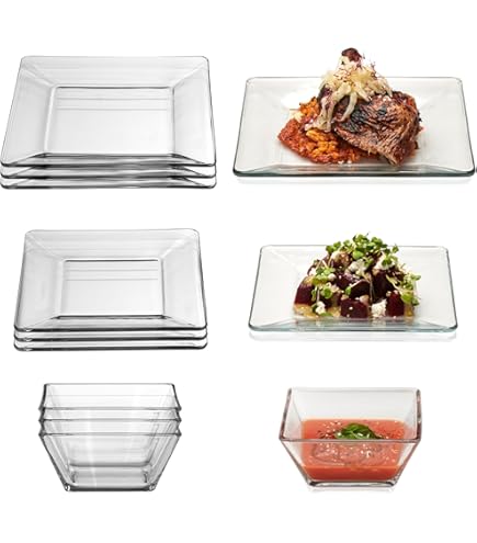 D&V Salt TechnoCeram Coupe - Plato Para Aperitivo/pan (juego De 4), 6.5 Pulgadas, Color Blanco - View #12