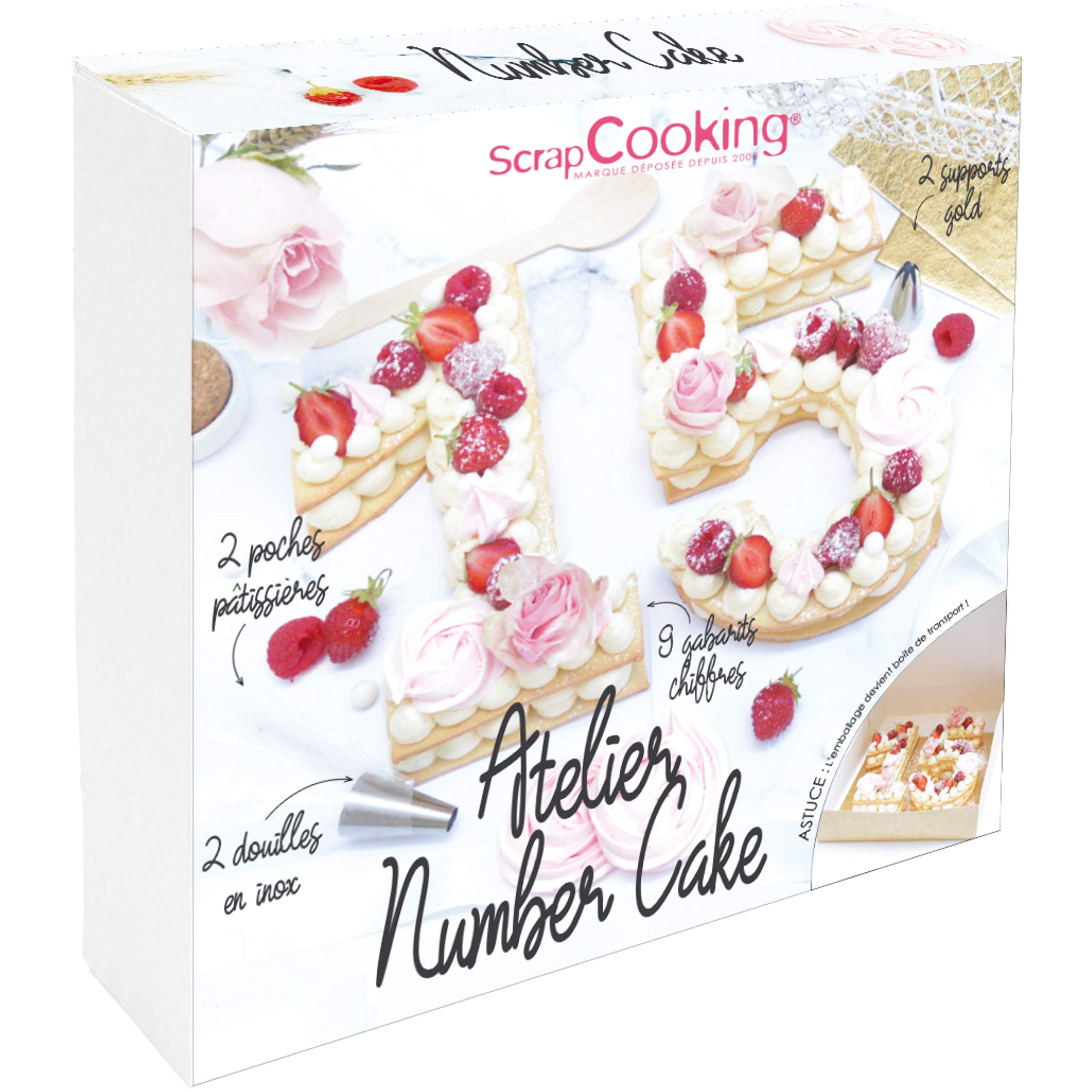 SCRAP COOKING 3810 Number Cake Workshop