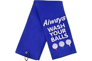 Zutcogo Golf Gifts for Men, Golf Accessories for Men, Stocking Stuffers for Men, White Elephant Gifts for Golf Fan, Funny Golf Towel Gifts for Christmas Birthday Valentines Day Fathers Day