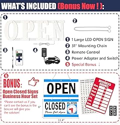 Open Signs for Business,30x10 inch USA Flag Open