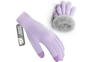 RAHHINT Kids Winter Gloves for Boys Girls Children Toddler Thermal Wool Knit Gloves with Insulated Fleece Lining Keep Hand Warm Gift