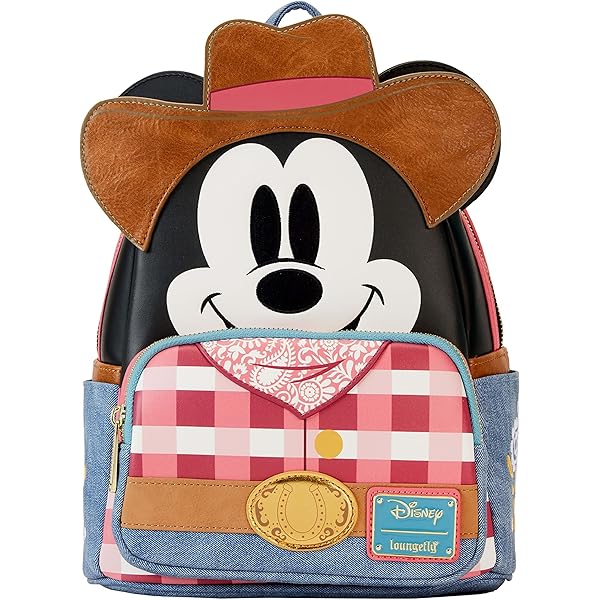 Loungefly Disney Western Mickey and Minnie Crossbody Bag