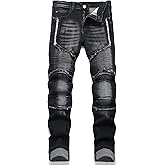 Liuhond Men's Distressed Ripped Slim Fit Denim Jeans Pants