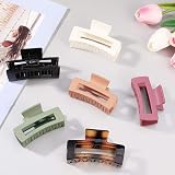 FANTESI 6 Pcs Large Claw Clips Non Slip Matte Hair Clips for Women Girls view 3