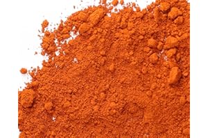 Rock N Soil Orange Iron Oxide Pigment Powder, Concrete Pigment, Grout Colorant, Color Dye for Cement Putty Epoxy - 5 Oz, Matte Orange