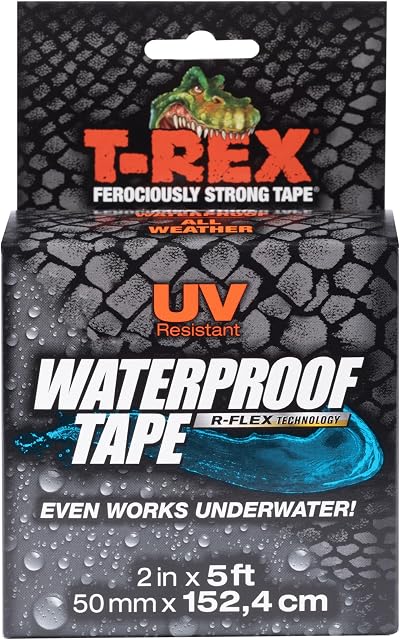T-REX Waterproof Tape 48mm x 1.52cm R-Flex Adhesive