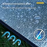 Gwtdtoad 200x200cm Aluminium Foil Camping Mat Insulated Foldable Sleeping Pad view 6