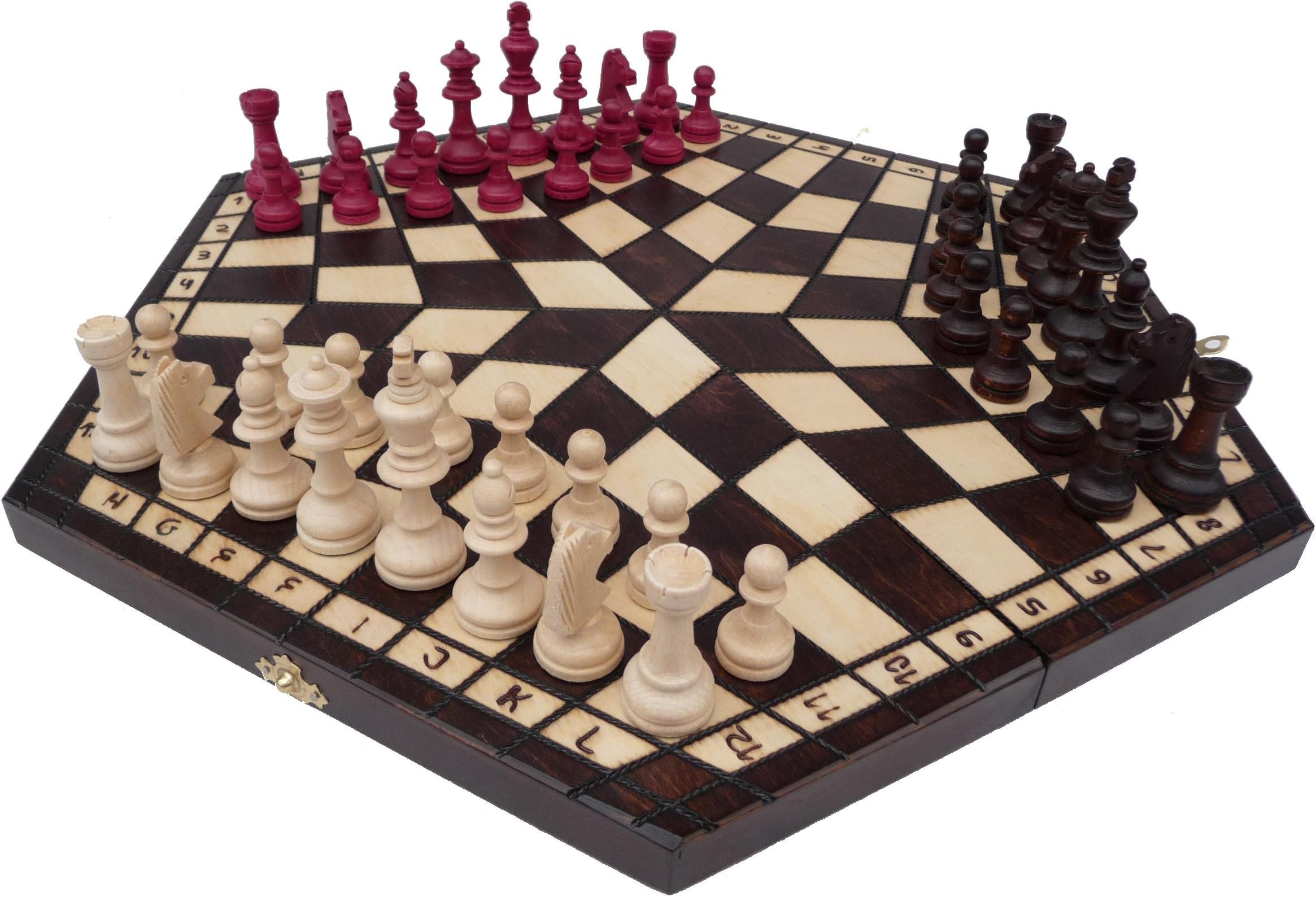 Chessebook3 PLAYER CHESS set 54 x 47 cm