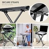 CAHAYA Heavy Duty Keyboard Stand Double X for 61 76 88 Key Pianos view 6