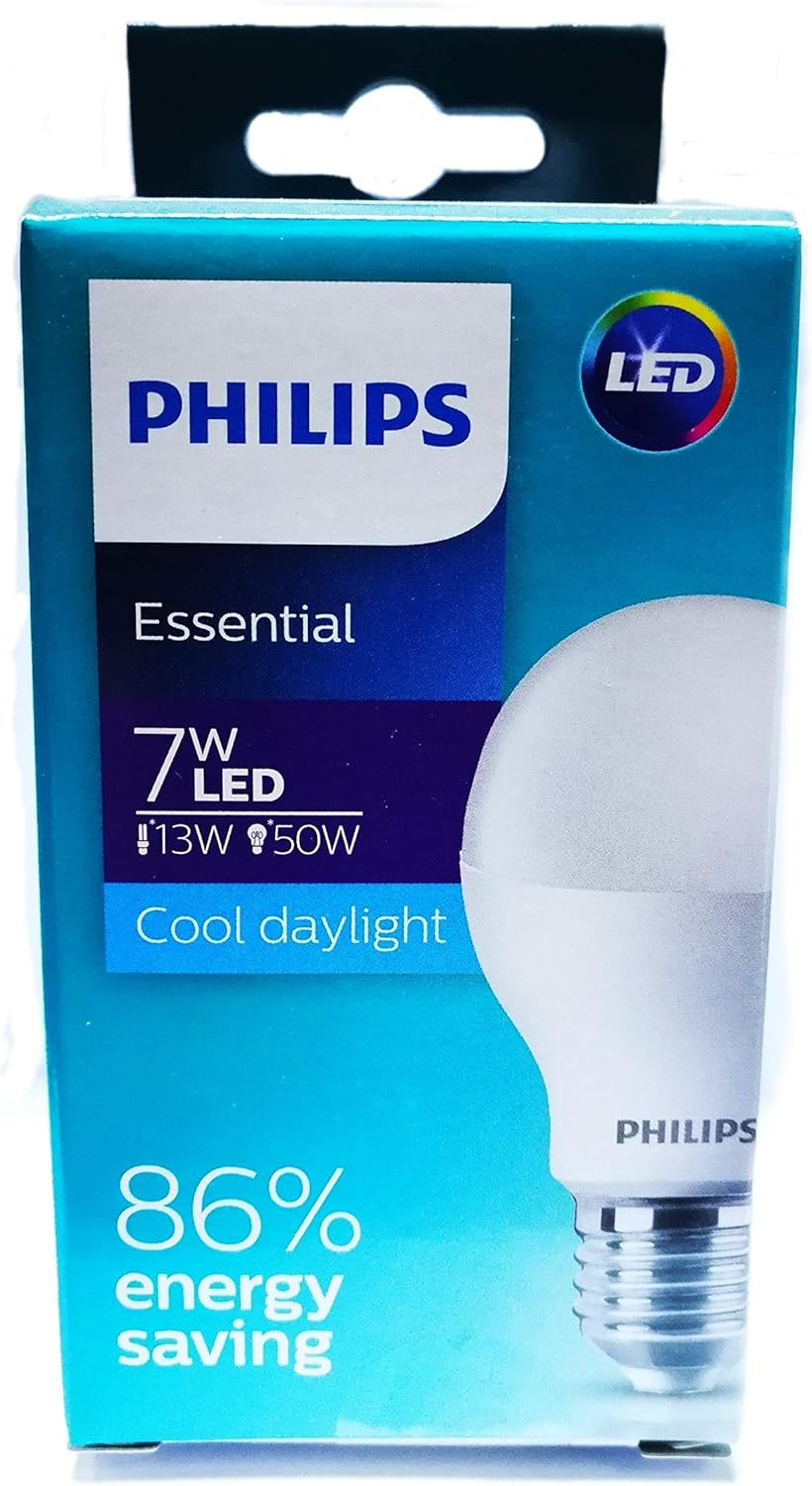 Philips ESS LED Bulb 7W E27 6500K 230V, 1 Amazon.ae