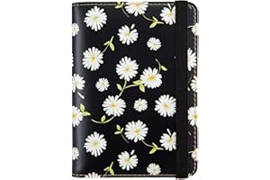 AIRMORS Passport Holder,Passport Cover Rfid Blocking Travel Wallet Cute Personalized Womens Mens Credit Card Wallet (Daisy)