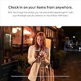 Google Nest Cam with Floodlight Outdoor Security Camera Wired Snow view 4