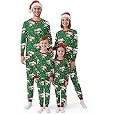 Yoofoss Toddler Pajamas 100% Organic Cotton 4 Piece Long Sleeve Winter Pajama Set Kids Pajamas Boys Girls Snug Fit Pjs Set