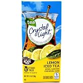 Crystal Light Iced Tea Drink Mix, Natural Lemon Flavor (12-Quart), 1.4-Ounce Packages (Pack of 4)