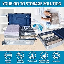 24 Travel Compression Bags, Roll Up Travel Space