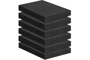 JZHLLA 6Pcs Pick and Pluck Foam Large Size Apart Foam Insert Pre-Cubed Pick Padding Polyethylene Sheets for Crafts Toolboxes Storage Drawer 15.74 * 11.82 IN