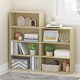 Furinno Pasir 3-Tier Book Shelf Maple 24.6 x 60.2 x 80 cm Living Room view 2