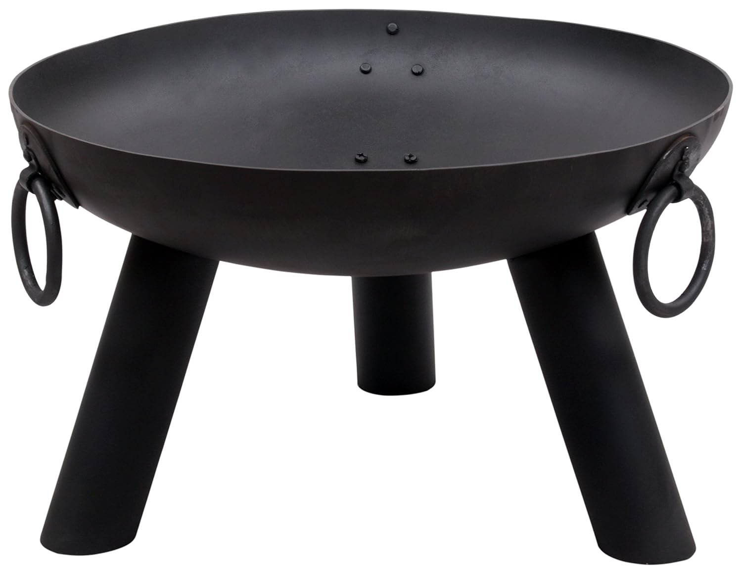 Gardeco Dakota Steel Fire Pit, Black, 50 x 50 x 30 cm Amazon.co.uk