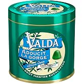 VALDA Gommes go&ucirc;t Menthe Eucalyptus Sans sucre (160 g)
