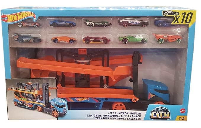 hot wheels lift and launch hauler