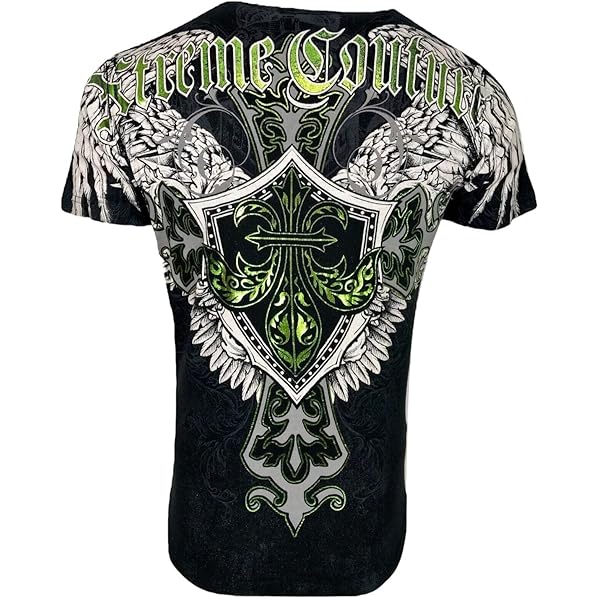 Amazon.com: Xtreme Couture by Affliction Men T-Shirt Hades Skulls