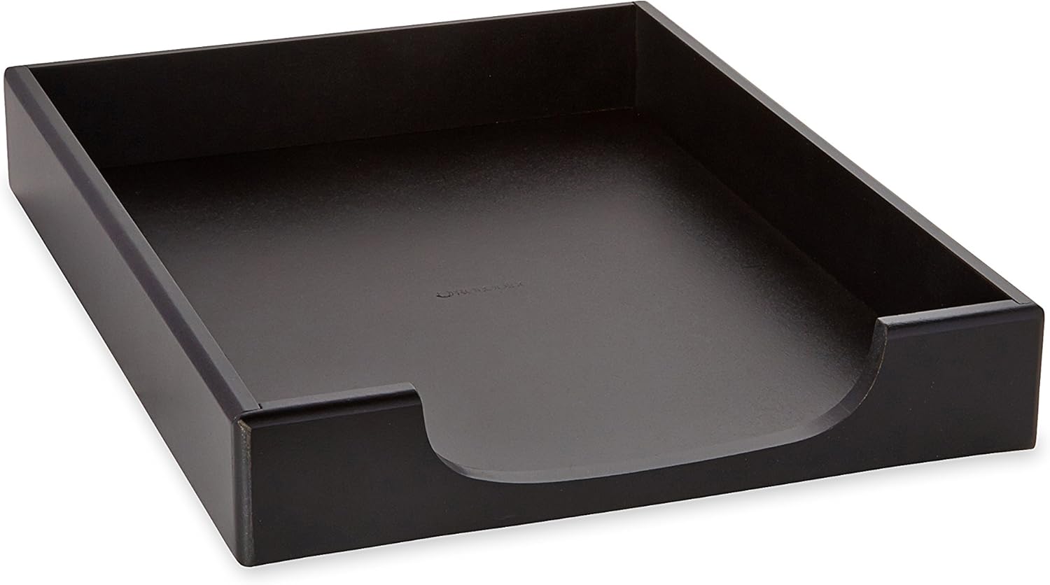 Rolodex Wood Tones Collection Front-Load Letter Tray, Letter-Size, Black (62523) : Office Desk Trays : Office Products