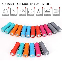 FASTPRO 18-Pack, 9-LED Mini Flashlight Set, AAA