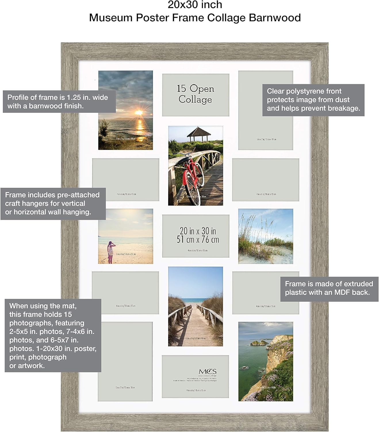 15 X 30 Poster Frame / Frame And Photo Sizes From Inches To Cm A