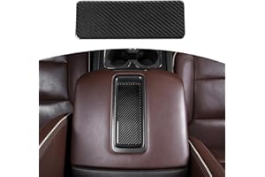 RT-TCZ for Silverado Armrest Tray Mat Trim Cover Carbon Fiber for Chevy Silverado/Suburban/Tahoe 2014-2018 for GMC Sierra/Yuk