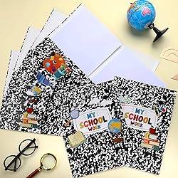 Kosiz 12 Pcs 9x12 Composition Book 2 Pocket