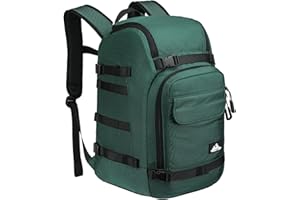 ROYAL MOUNTAIN 40L Ski Boot Bag Backpack, Waterproof Snowboard Boots Backpack for Skis, Snowboard, Ski Helmet & Accessories