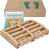COZLOW - Foot Massager for Plantar Fasciitis Relief - Wooden Massage Roller with Arch Shape Design - Foot Pain Relief, Neuropathy, Heel Spur Pain, Stress Relief, and Relaxation - Muscle Therapy Tool