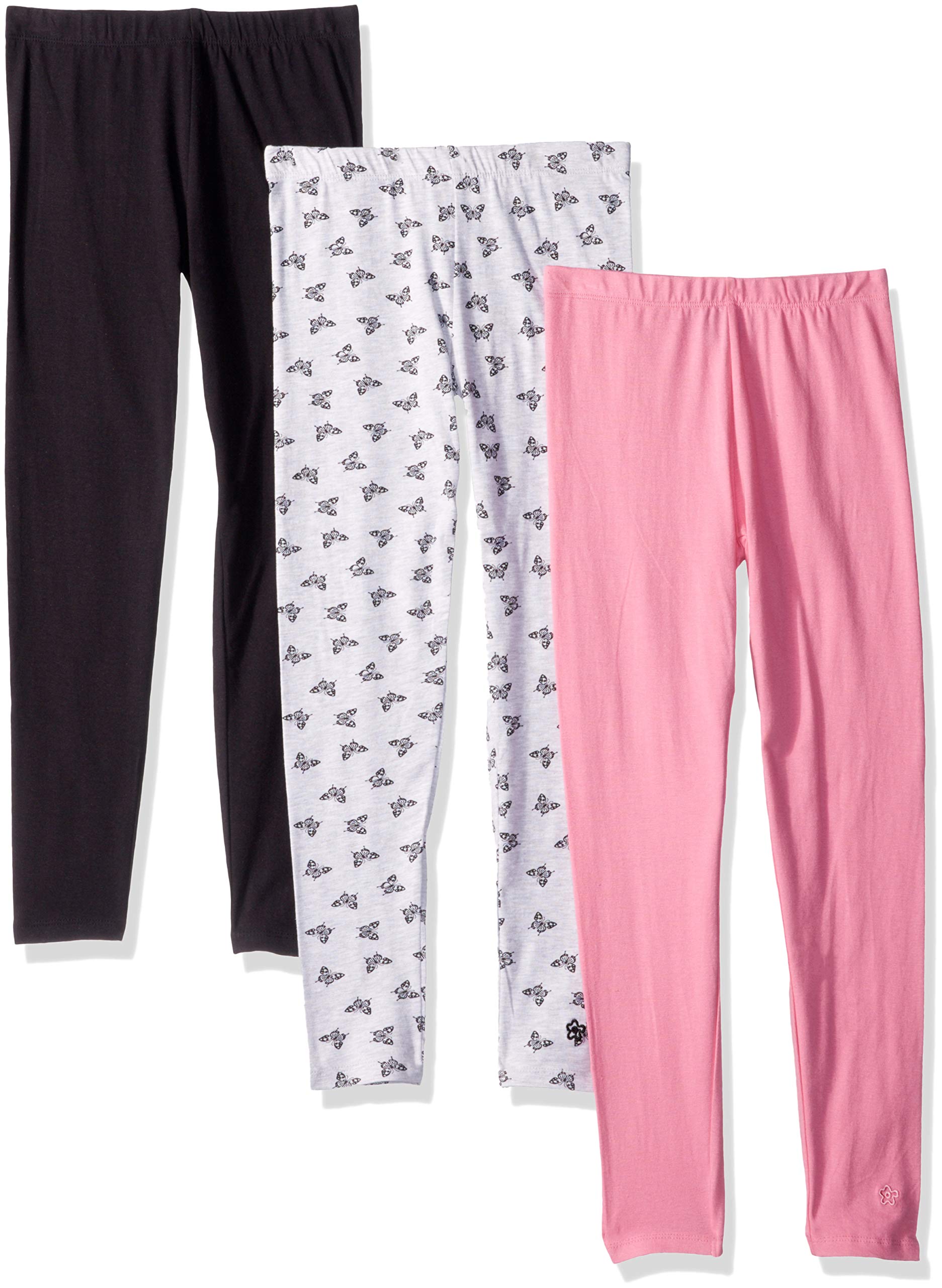 Limited Too Girls' 3 Pack Cotton Spandex Legging