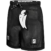 EALER HSM400 Men’s Loose Hockey Shorts Supporter, Core Mesh Jock Hockey Shorts Jock Pants with BioFlex Cup Included