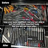 CASOMAN Non-Slip Foam Toolbox Drawer Liner Mat 23.6x15.7 Black Cut To Fit view 8