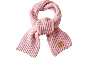HELLO WINTER Kids Scarf Winter Neck Warmer Toddler Neck Scarf Girls Thick Scarves Boys Warm Neck Warp 2-12 Years