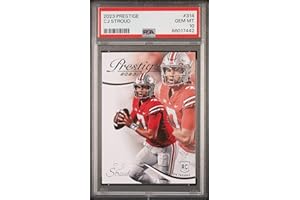 HOFSM.COM HALL OF FAME SPORTS MEMORABILIA Graded 2023 Panini Prestige CJ Stroud #314 Rookie RC Football Card PSA 10 Gem Mint