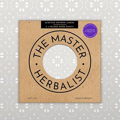The Master Herbalist Fragrant Drawer Liners | Pack of 5 | Essential Oils