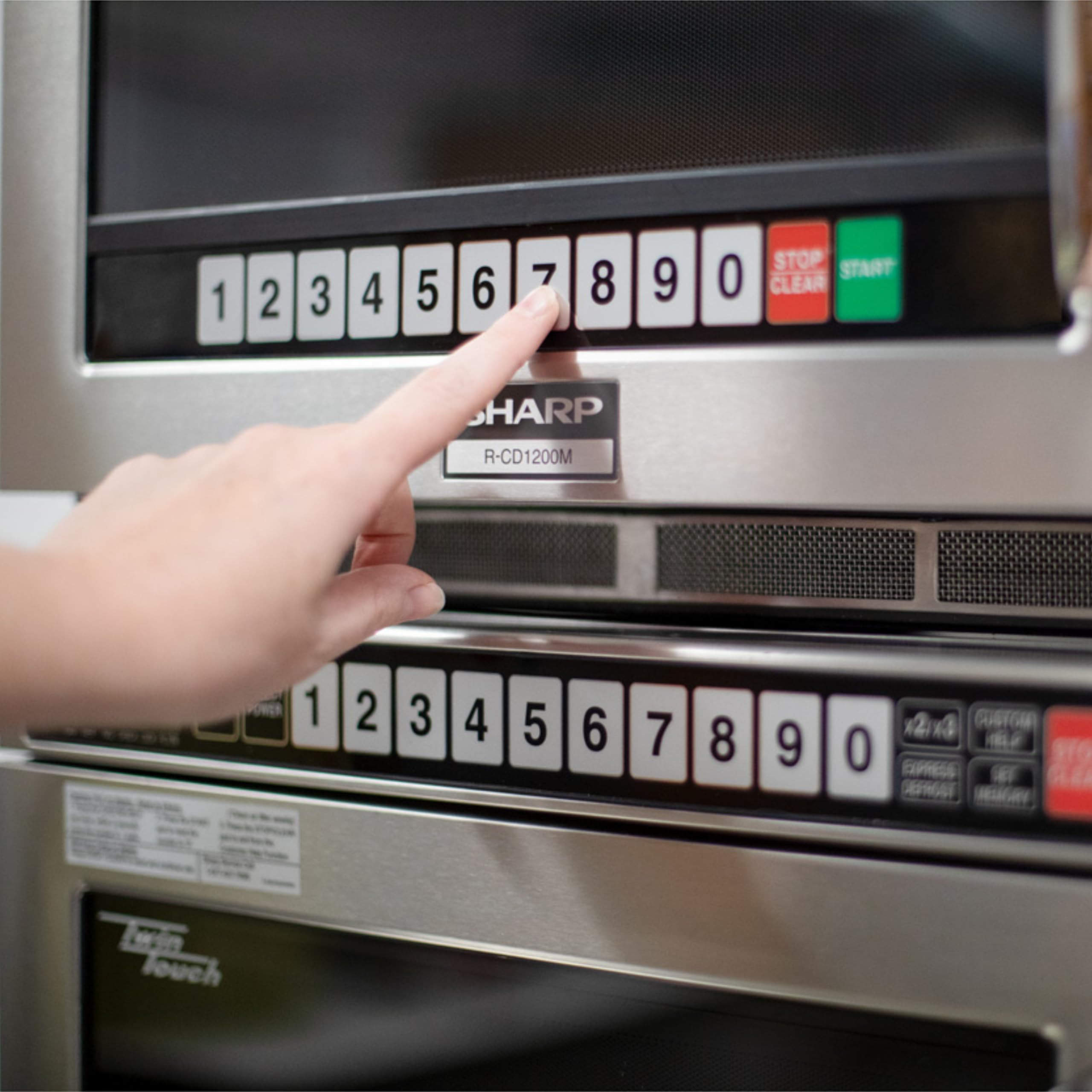 Sharp R-CD1800M Commercial Microwave, Silver