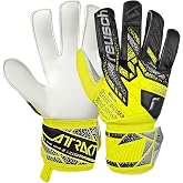 Reusch Attrakt Starter Solid Junior Soccer Goalkeeper Gloves, Youth | youth goalie gloves, breathable, durable