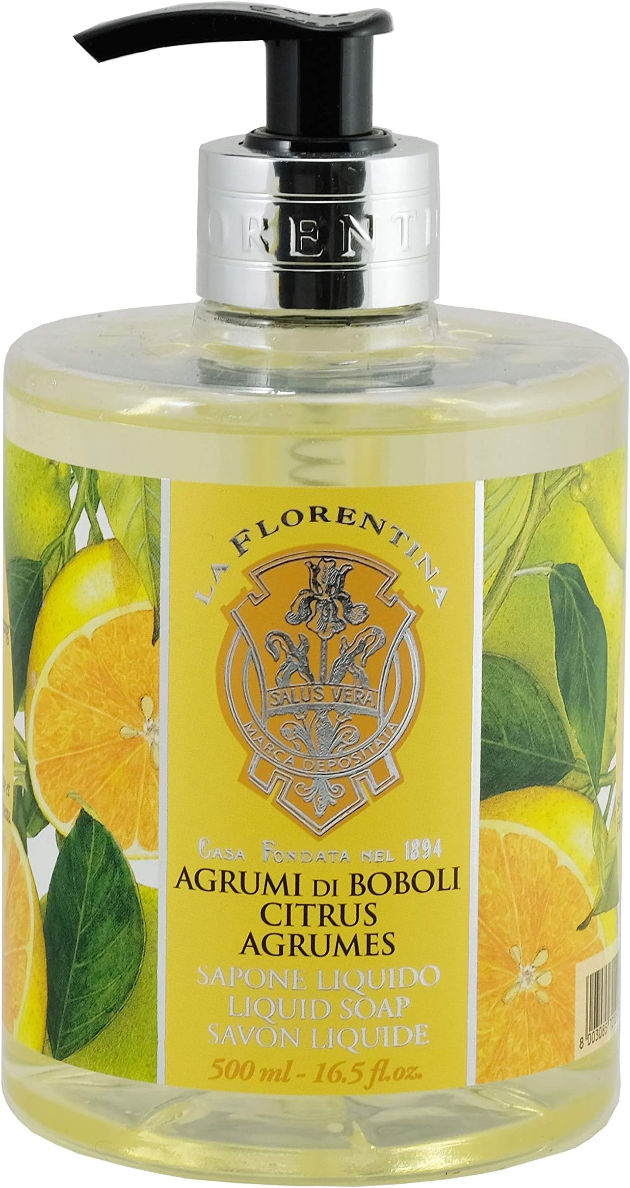 LA Florentina La Florentina Liquid Soap 16.9 fl oz (500 ml) Boboli Citrus