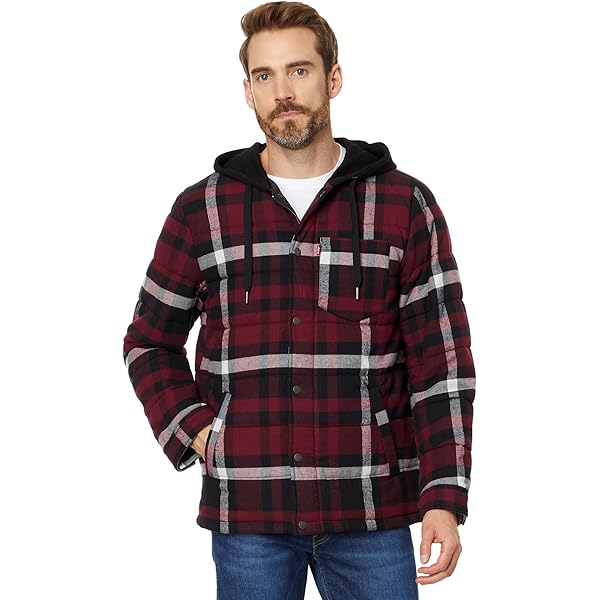 Lands' End Men's Blanket Lined Denim Jacket With Corduroy