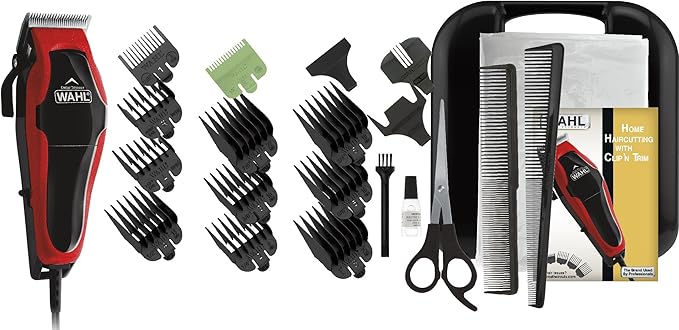 Wahl CLIP N TRIM Negro, Rojo - Afeitadora (Negro, Rojo, 1,5 mm, 2 ...