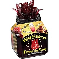 Wild Hibiscus Flowers in Syrup 250g
