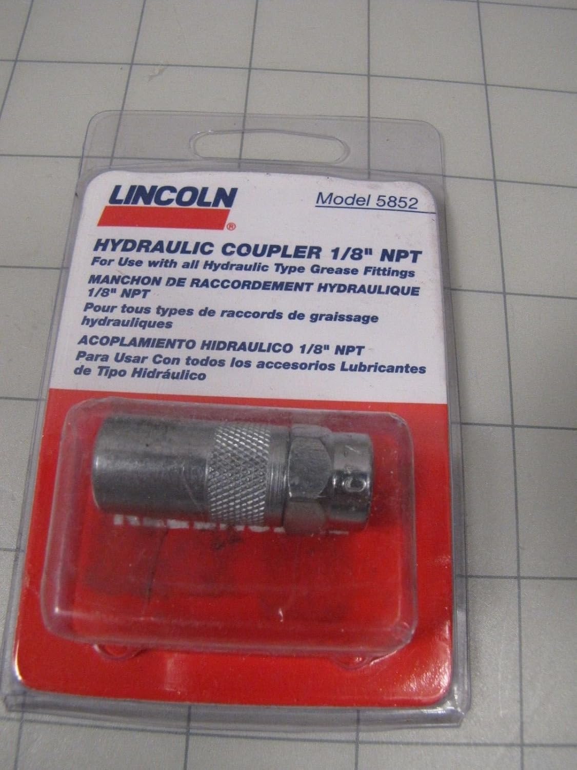 Lincoln 5852 Grease Gun Hydraulic Coupler Small Diameter Amazon.ca Home & Kitchen