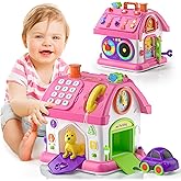 Montessori Toy for 1 Year Old Girl Gifts, Musical Bilingual Educational Toddler Toy Age 1-2 Yr 12-18 Month, First Birthday Gi