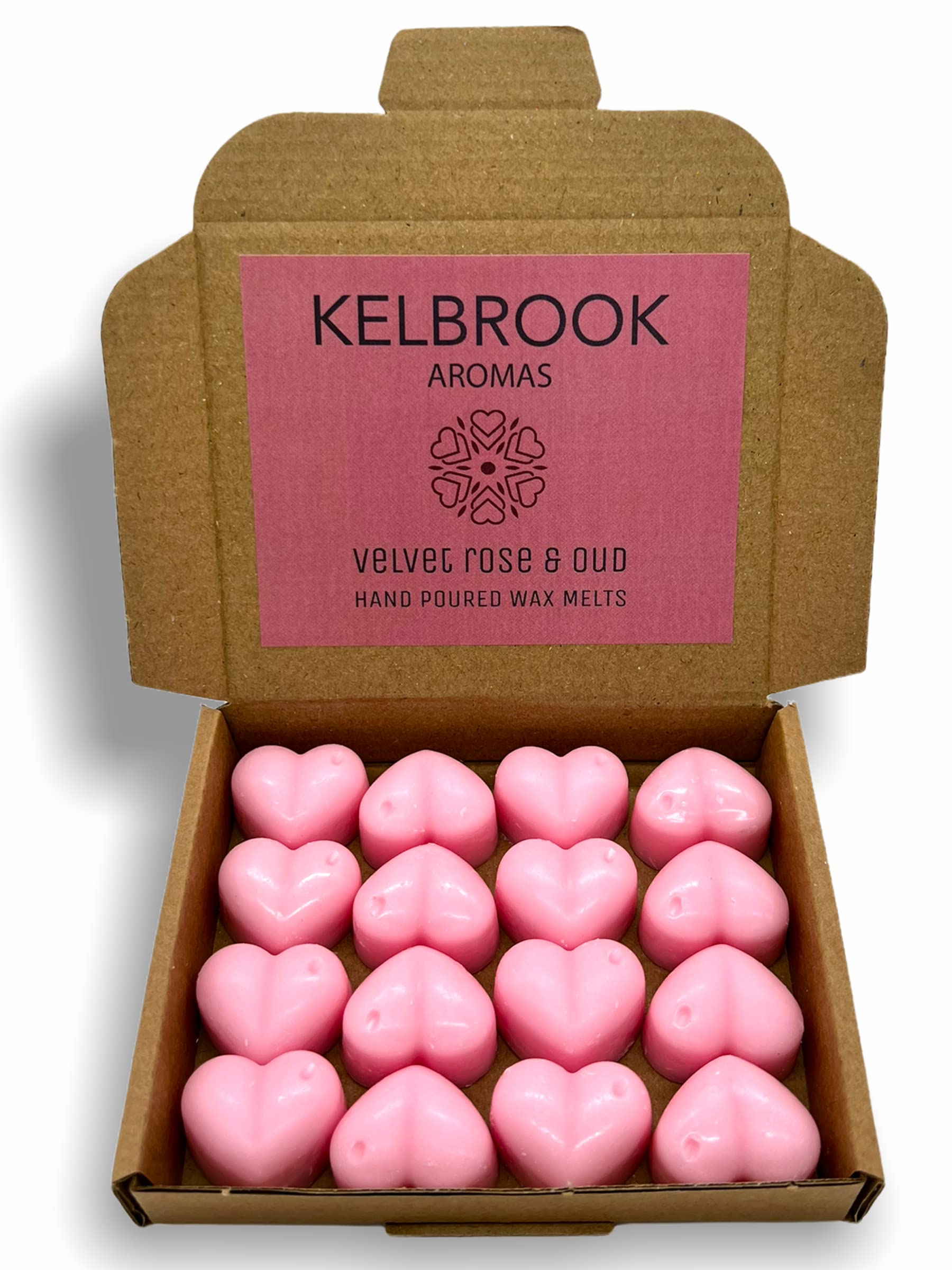 Wax Melts - Velvet Rose and Oud | 16 Pack | Strong Scented | Made in the UK | Plastic Free | Vegan — image 1