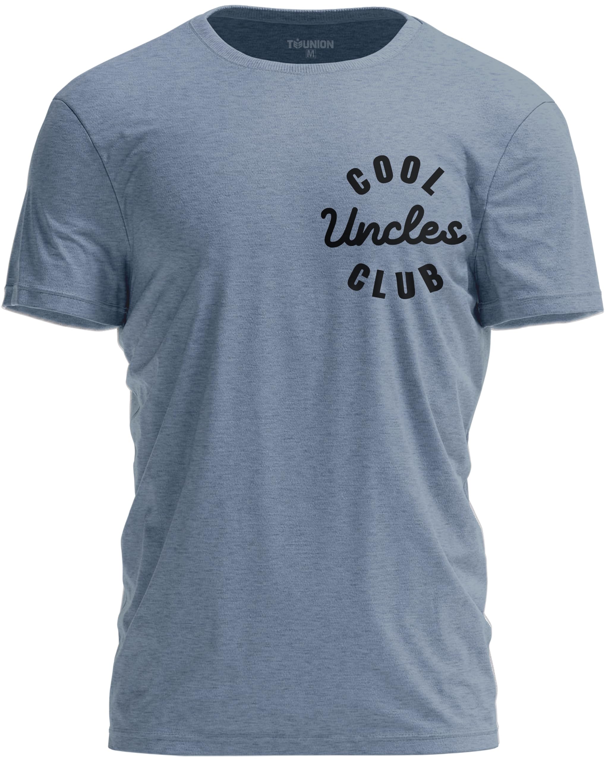 Photo 1 of 3XL- TeeUnion Cool Uncles Club T-Shirt Funny Best Uncle Ever Pocket Tee for Father's Day Indigo Blue