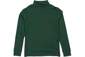 Leveret Girls Boys & Toddler Solid Turtleneck 100% Cotton Kids Shirt (2 Toddler-14 Years) Variety of Colors