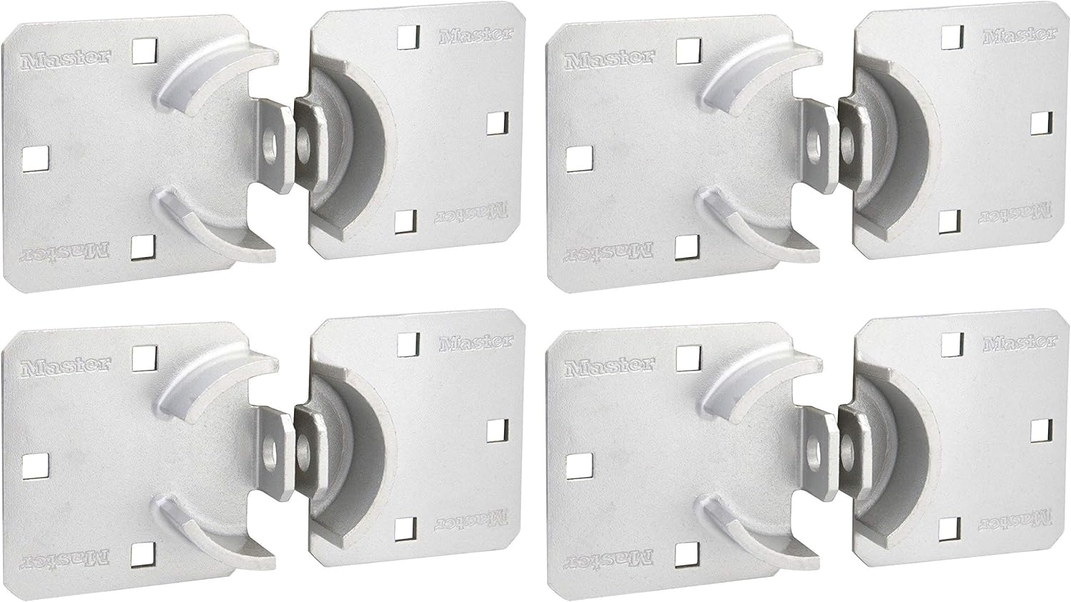 Master Lock Hasp, Solid Steel Hidden Hasp, 9 in. Wide, 770 - Truck Hasp Lock - 